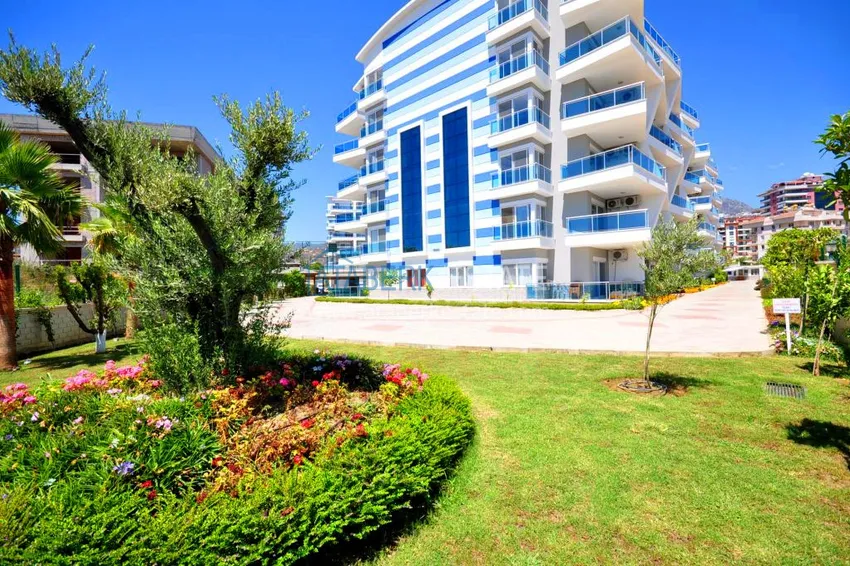 Apartament w Oba z widokiem na góry w luksusowym kompleksie mieszkalnym 1