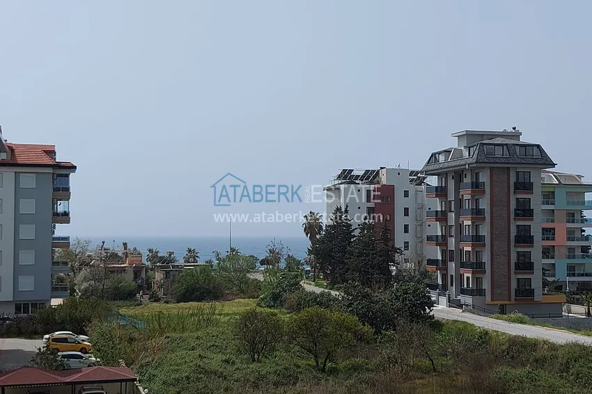 Kupuj Umeblowane apartamenty w Kestel z widokiem na morze w kompleksie mieszkalnym 13