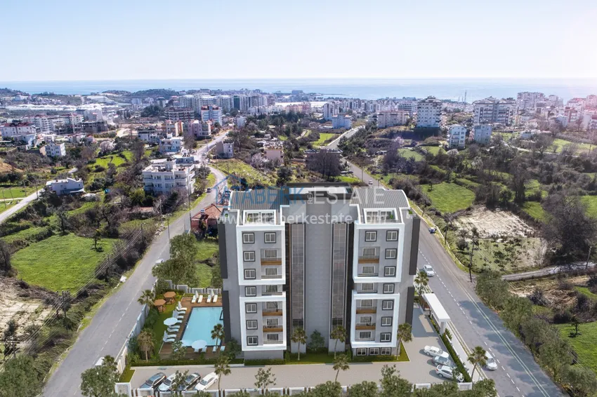 Apartamenty w Alanyi - obszar Avsallar od inwestora w kompleksie na ostatnim etapie 1