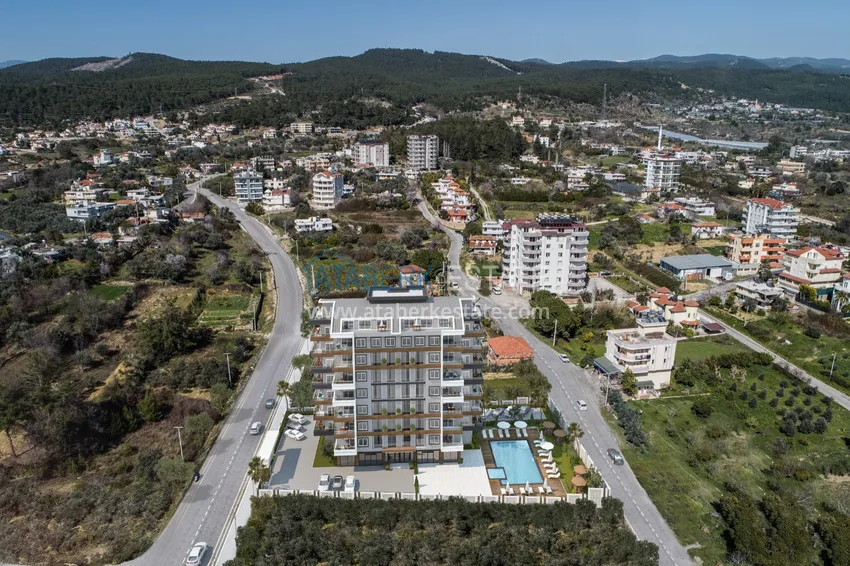 Apartamenty w Alanyi - obszar Avsallar od inwestora w kompleksie na ostatnim etapie 3