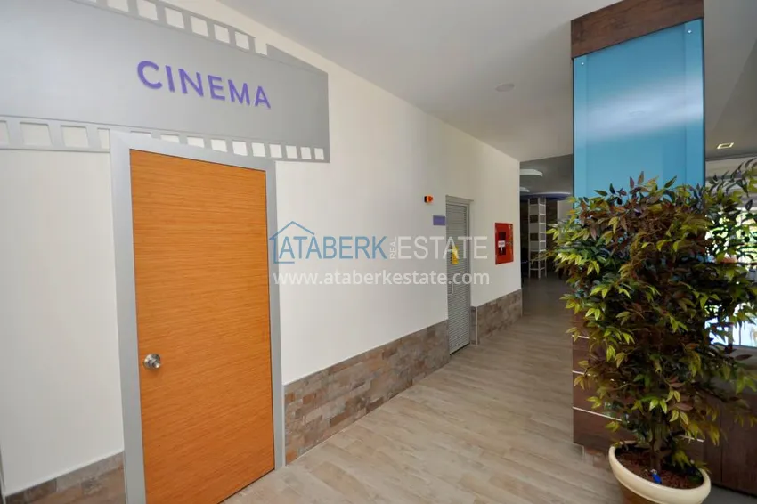 Apartament w Oba z widokiem na góry w luksusowym kompleksie mieszkalnym 26