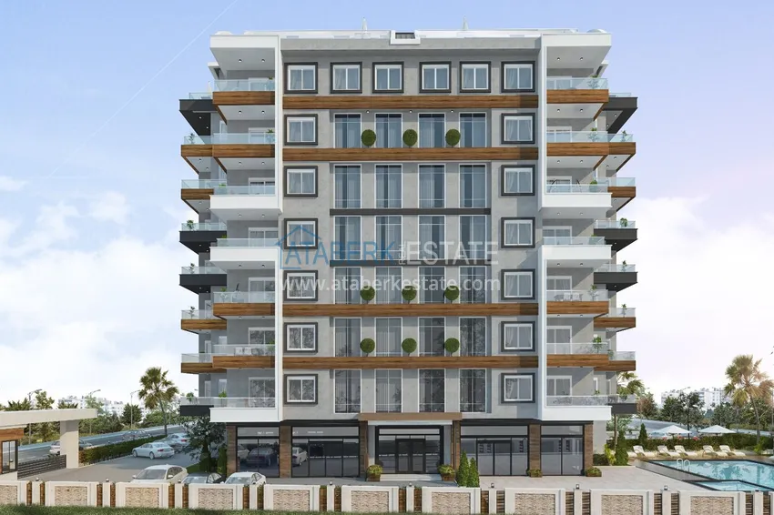 Apartamenty w Alanyi - obszar Avsallar od inwestora w kompleksie na ostatnim etapie 6