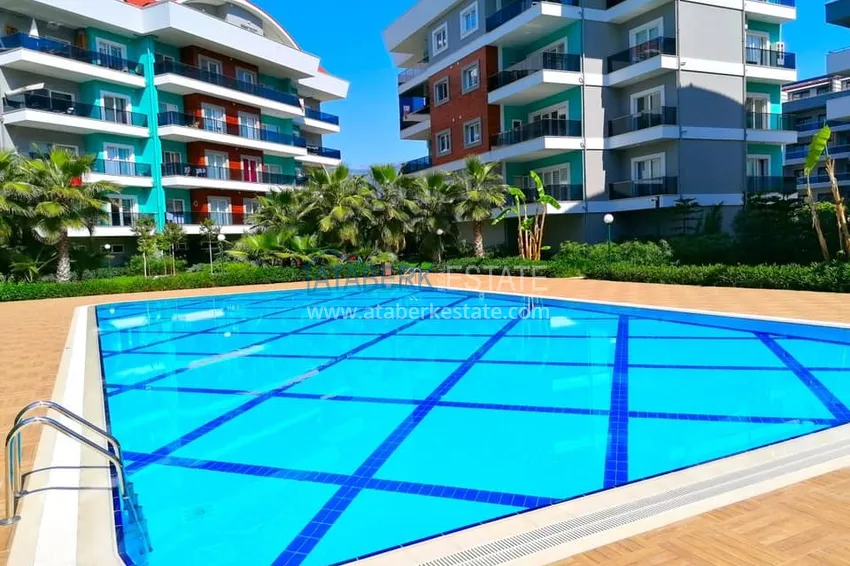 Apartament w Oba z pięknym wykończeniem i osobną kuchnią w młodym kompleksie 3