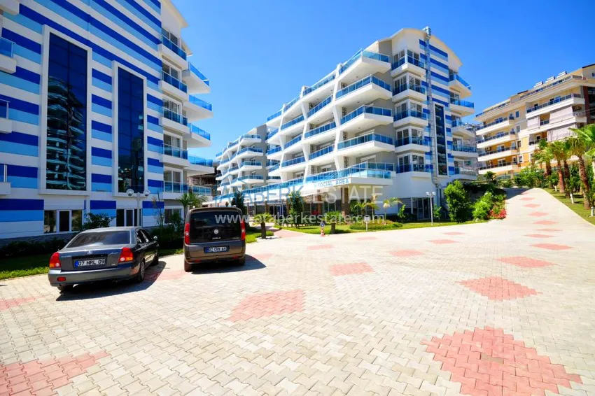 Apartament w Oba z widokiem na góry w luksusowym kompleksie mieszkalnym 6