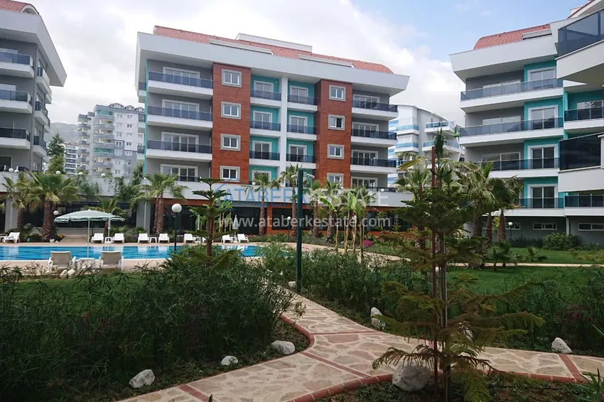 Apartament w Oba z pięknym wykończeniem i osobną kuchnią w młodym kompleksie 6
