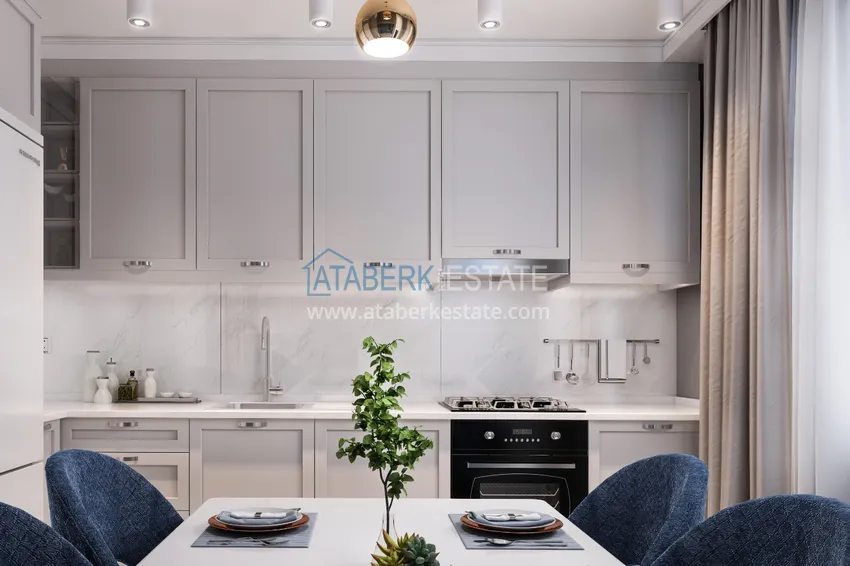 Kupuj Apartamenty w Alanyi - obszar Avsallar od inwestora w kompleksie na ostatnim etapie 6