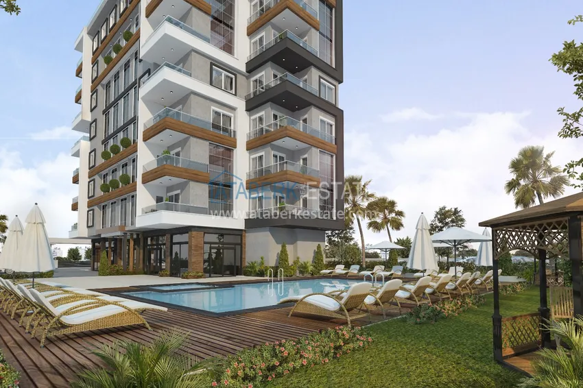 Apartamenty w Alanyi - obszar Avsallar od inwestora w kompleksie na ostatnim etapie 8