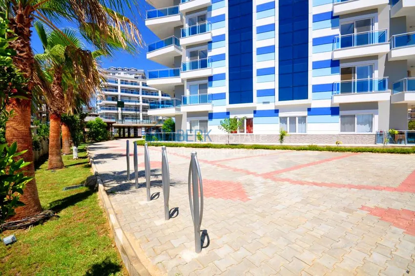 Apartament w Oba z widokiem na góry w luksusowym kompleksie mieszkalnym 8