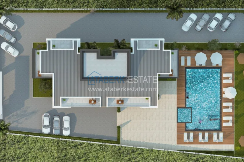 Apartamenty w Alanyi - obszar Avsallar od inwestora w kompleksie na ostatnim etapie 9
