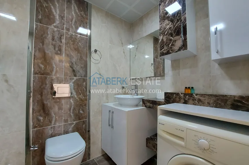 Kupuj Umeblowane apartamenty w Kestel z widokiem na morze w kompleksie mieszkalnym 8
