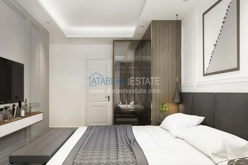 Kupuj Apartamenty w Alanyi - obszar Avsallar od inwestora w kompleksie na ostatnim etapie 9