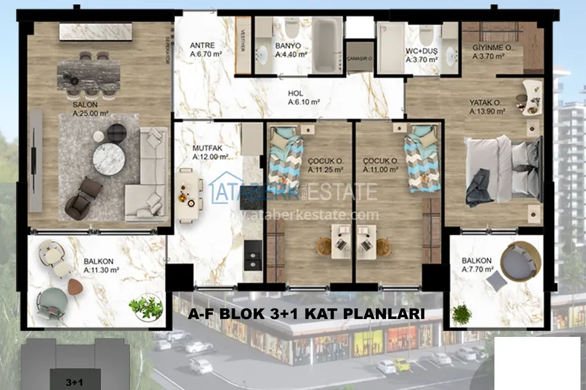 Buy cheap Large-scale residential complex project in the Dosemealti area — Antalya 1