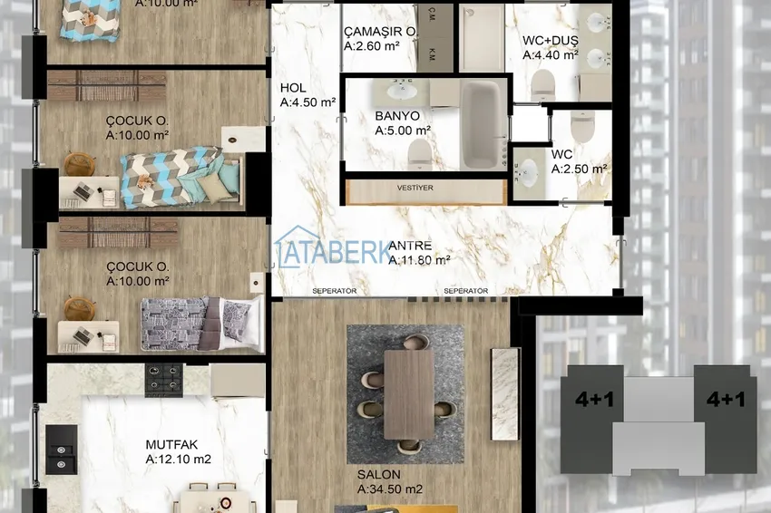 Buy cheap Large-scale residential complex project in the Dosemealti area — Antalya 2