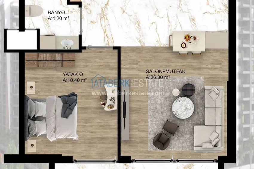 Buy cheap Large-scale residential complex project in the Dosemealti area — Antalya 6