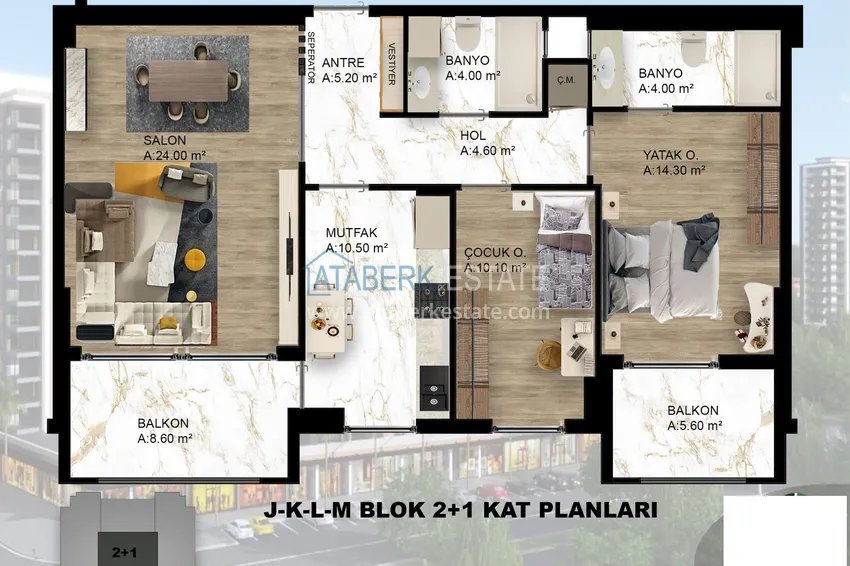 Buy cheap Large-scale residential complex project in the Dosemealti area — Antalya 7