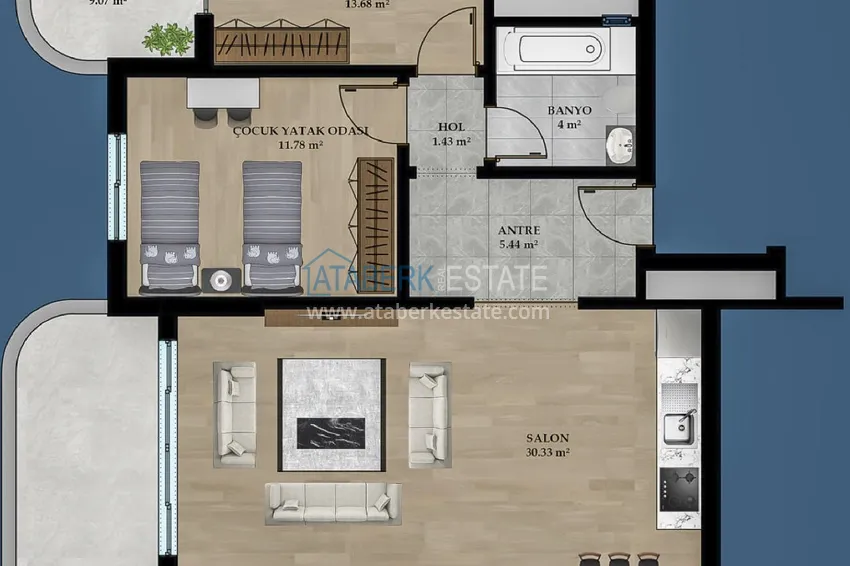 Купить дешево Новый строящийся проект жилого комплекса в Алании - район Махмутлар 1
