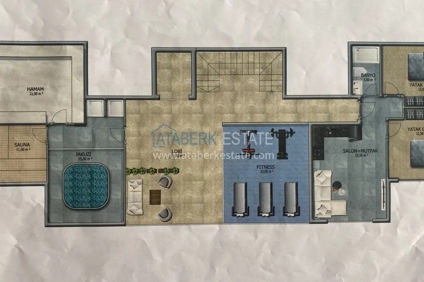 Kupuj taniej Inwestycyjno-atrakcyjny projekt kompleksu butikowego w Avsallar 3