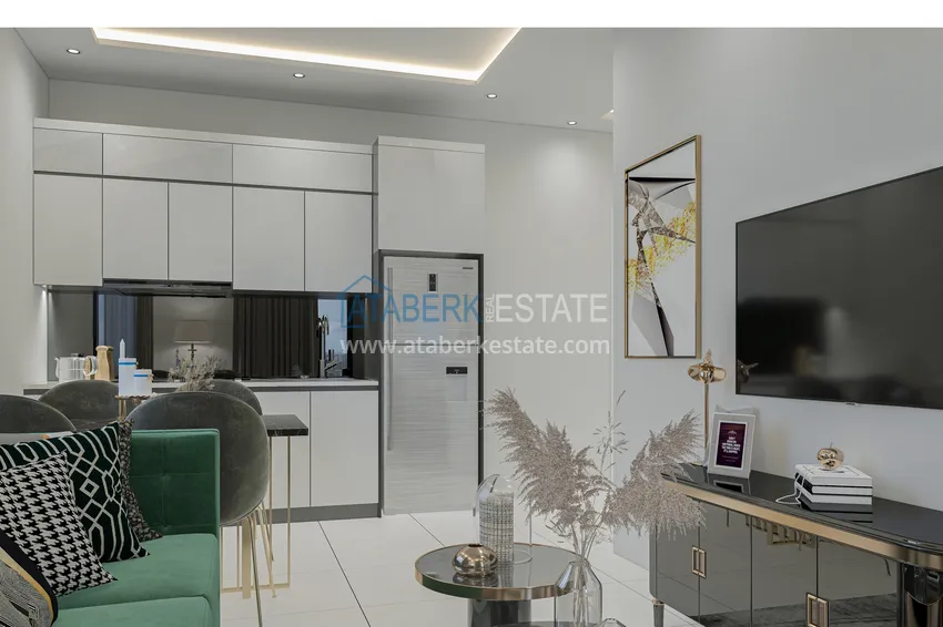 Purchase Apartments from a developer with installments for up to 3 years - a hotel-type complex in Avsallar, Alanya 2 