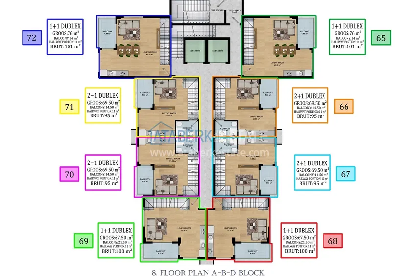 Buy cheap Apartments from a developer with installments for up to 3 years - a hotel-type complex in Avsallar, Alanya 1 
