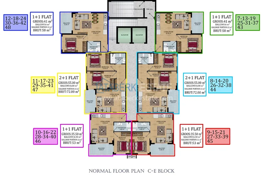 Buy cheap Apartments from a developer with installments for up to 3 years - a hotel-type complex in Avsallar, Alanya 5 