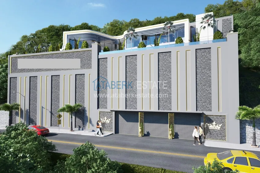 Ekskluzywny projekt prywatnej luksusowej willi w Alanyi - Bektas 15
