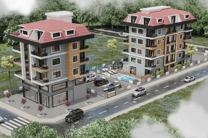Apartamenty i penthousy od inwestora na terenie Kestel w butikowym kompleksie w trakcie budowy 1 