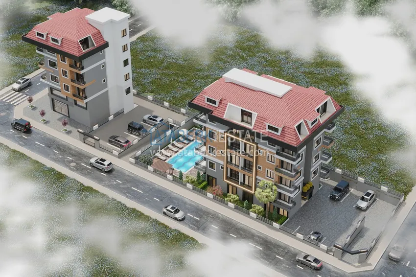 Apartamenty i penthousy od inwestora na terenie Kestel w butikowym kompleksie w trakcie budowy 13 
