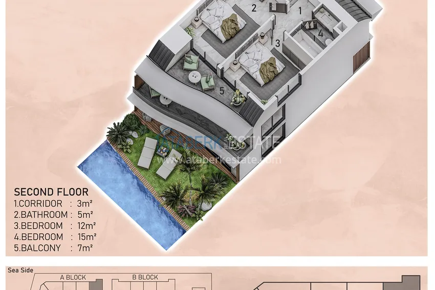 Buy cheap New luxury family complex in Avsallar district 6