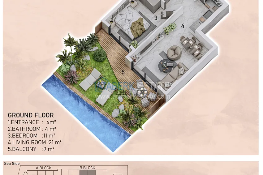 Buy cheap New luxury family complex in Avsallar district 13