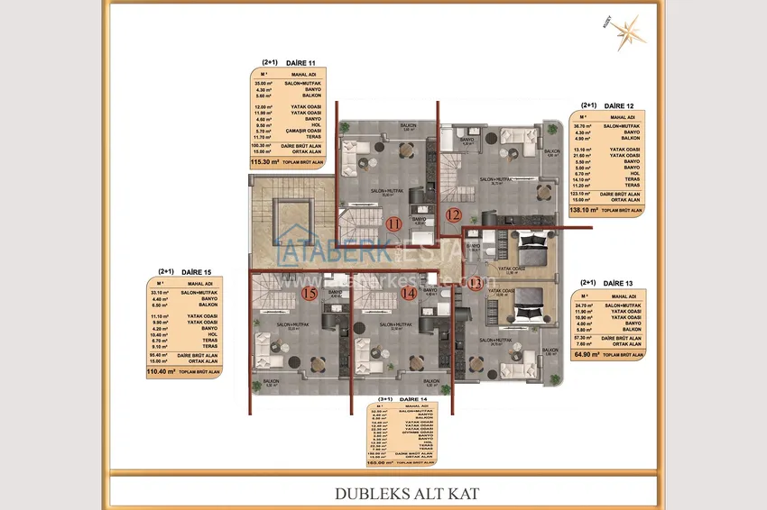 Buy cheap Property from the developer in the Oba area 3 