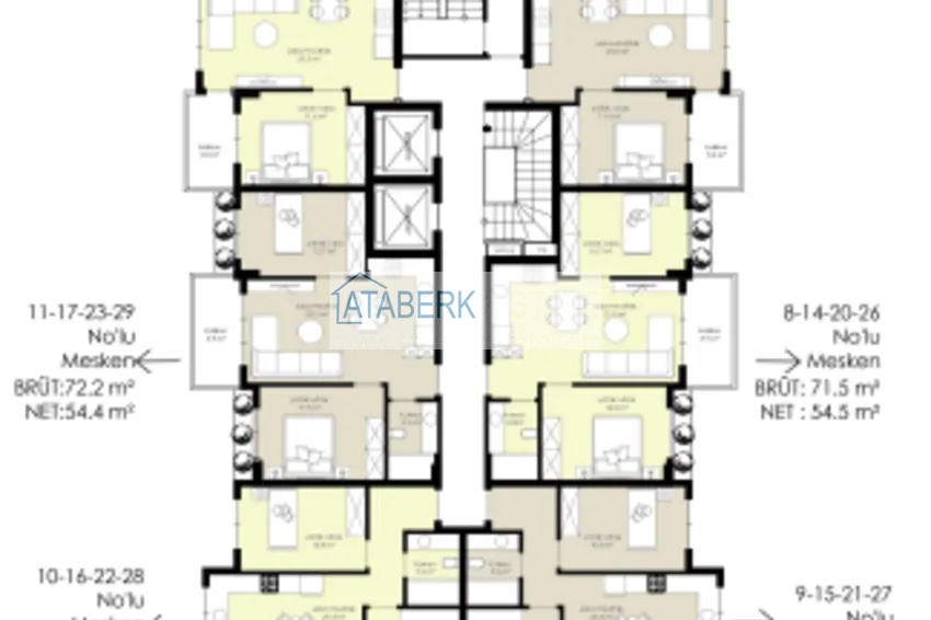 Buy cheap New residential complex in the center of Alanya, Cleopatra beach area - apartments from the developer 1