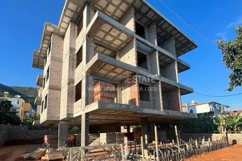 Apartamenty z widokiem na morze od dewelopera w centrum Alanyi — Plaża Kleopatra 7 