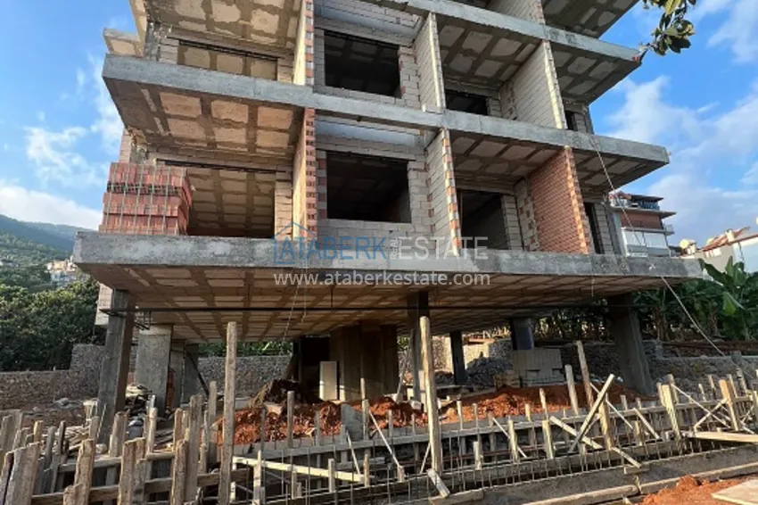 Apartamenty z widokiem na morze od dewelopera w centrum Alanyi — Plaża Kleopatra 6 