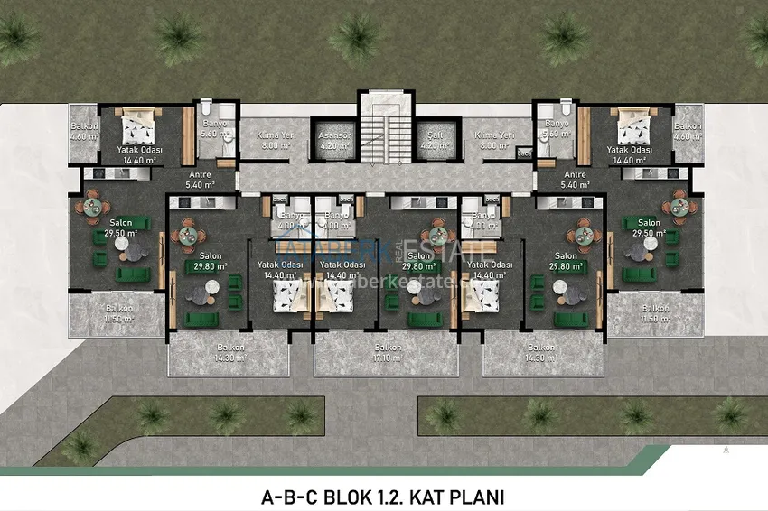 Buy cheap New original project of a residential complex in the Kargicak district 1