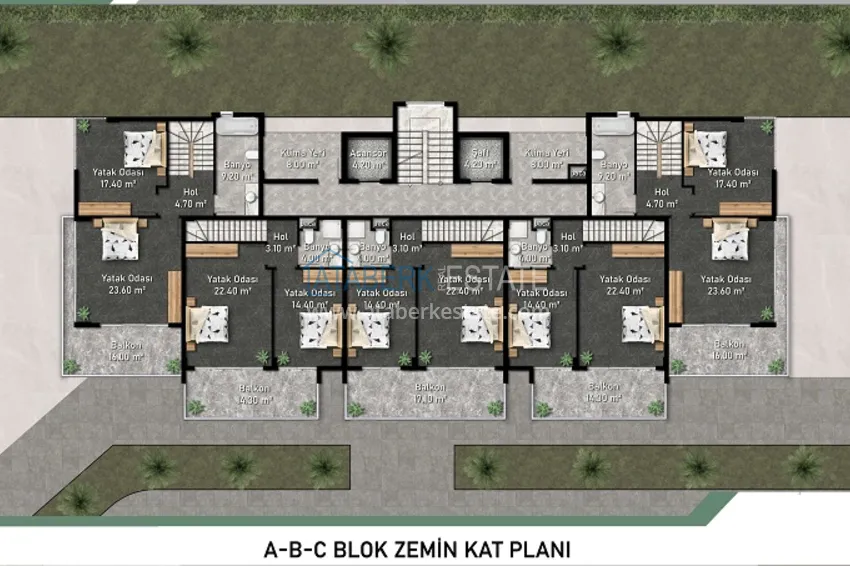 Buy cheap New original project of a residential complex in the Kargicak district 4