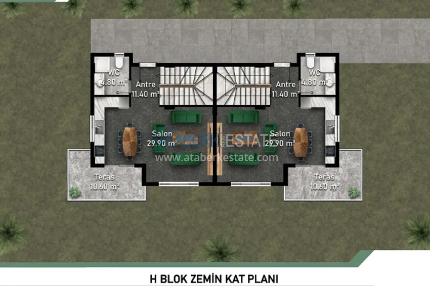 Buy cheap New original project of a residential complex in the Kargicak district 9