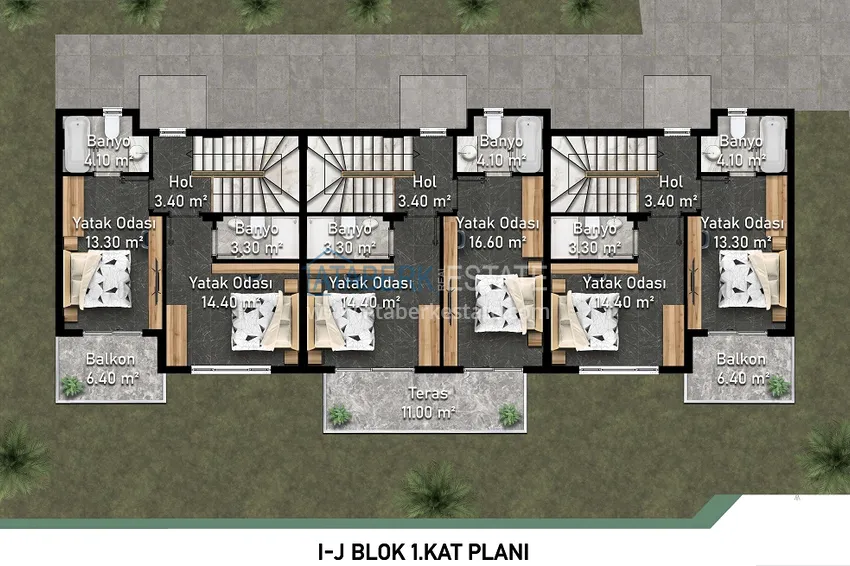 Buy cheap New original project of a residential complex in the Kargicak district 10
