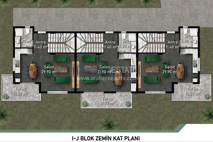 Buy cheap New original project of a residential complex in the Kargicak district 11
