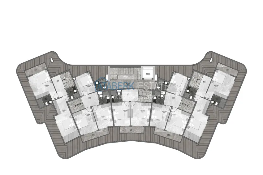 Buy cheap New investment project for a residential complex in Upper Oba, Alanya 12
