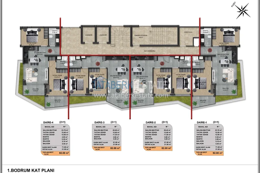 Buy cheap Investment property under construction — Alanya, Demirtash. The area is open for residence permits 2