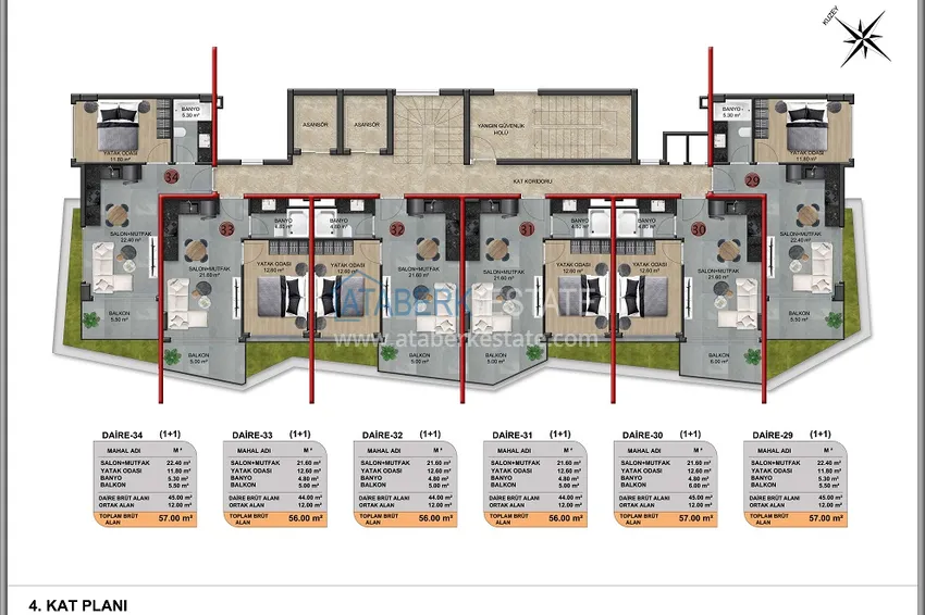 Buy cheap Investment property under construction — Alanya, Demirtash. The area is open for residence permits 7