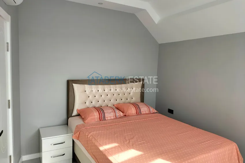 Purchase 1+1 penthouse with sea and mountain views in Alanya Tosmur B21 district 16