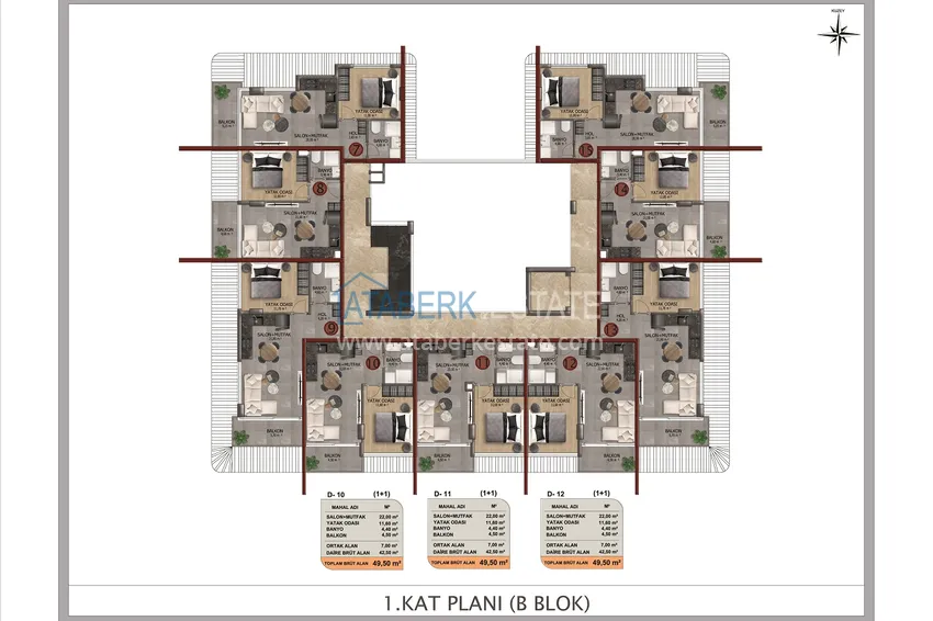 Buy cheap New residential complex with level 5 ★ infrastructure - apartments from a developer in Alanya 7 