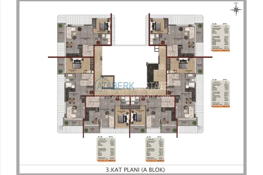 Buy cheap New residential complex with level 5 ★ infrastructure - apartments from a developer in Alanya 4 