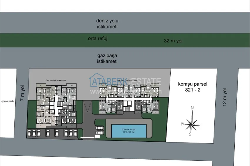 Buy cheap Real estate from a developer in Gazipasa - a new residential complex 7