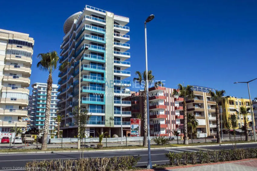 Apartament 2+1 w Mahmutlar jest pierwszym nadmorskim. Obywatelstwo Nieruchomości 4