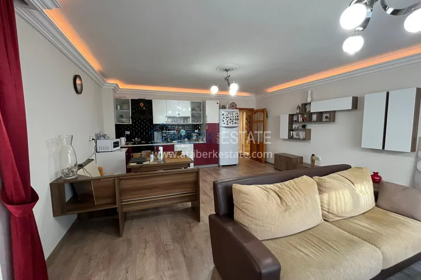 Property for a residence permit in Alanya. Furnished 2+1 apartment in the Oba area - a residential complex by a mountain river 1