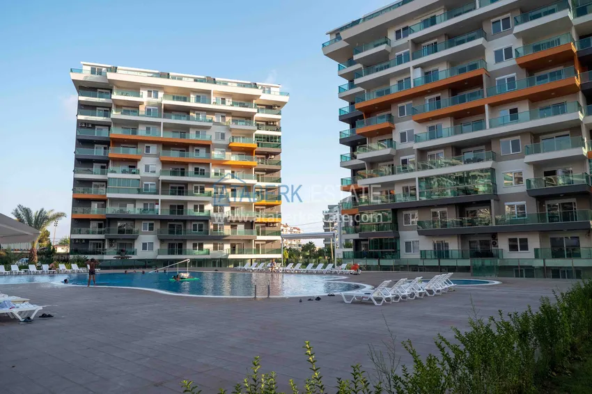 Furnished 1+1 apartment with partial sea view, Avsallar — Alanya 19
