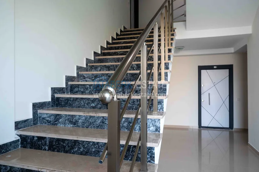 Furnished 1+1 apartment with partial sea view, Avsallar — Alanya 31