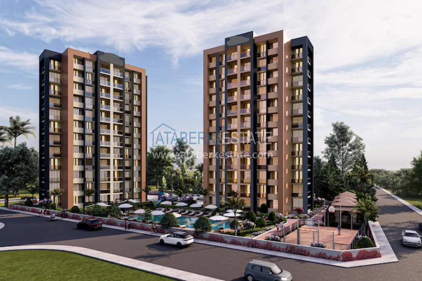 2+1 apartments from the developer in a luxury complex. Tomyuk Mersin 1